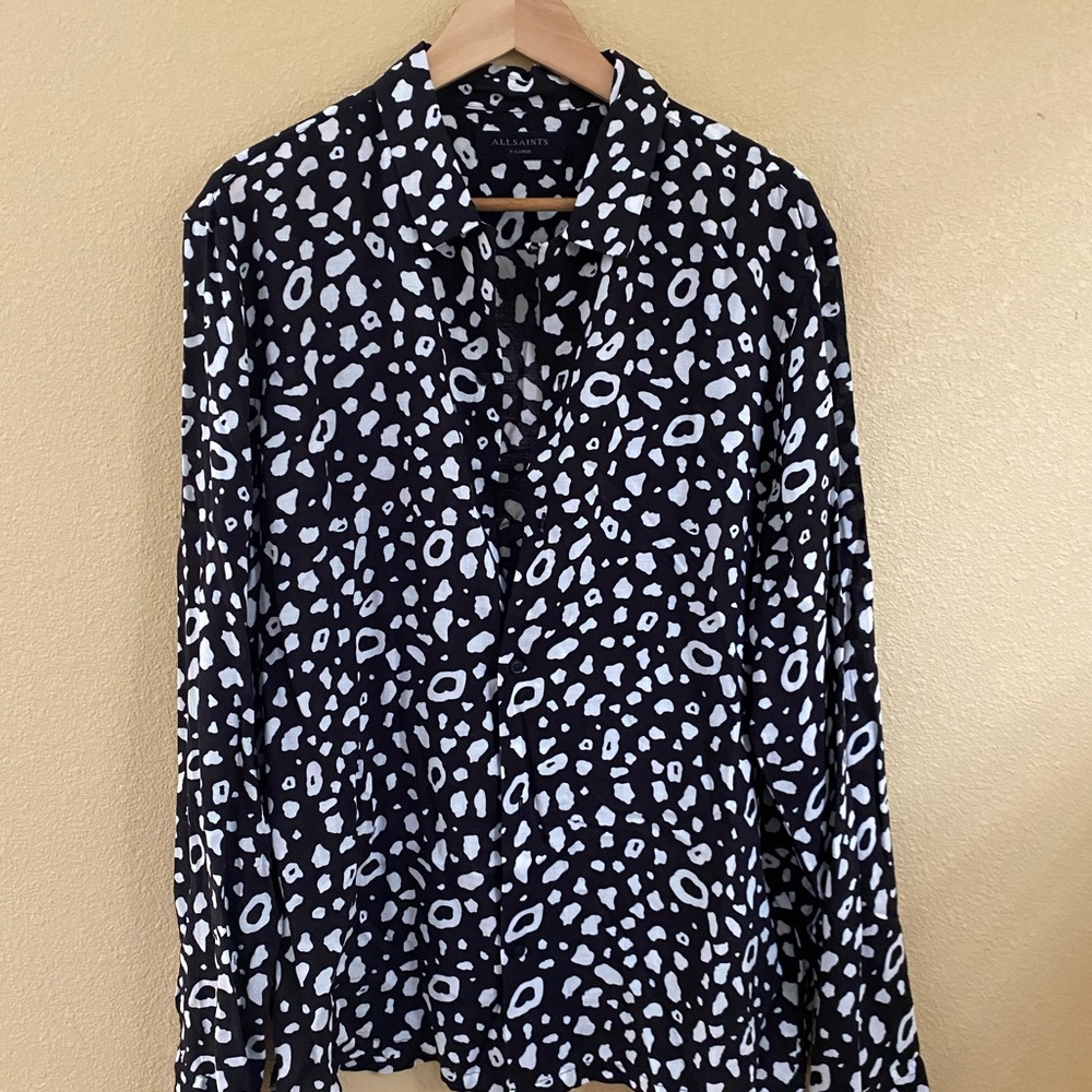 All Saints leopard print